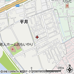 岡山県岡山市中区平井1120-25周辺の地図