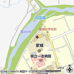 津市立家城小学校周辺の地図