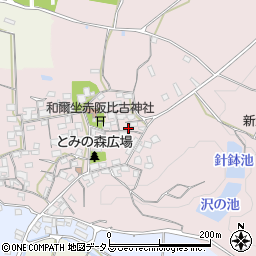 奈良県天理市和爾町1198周辺の地図