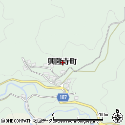 奈良県奈良市興隆寺町周辺の地図