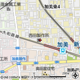 株式会社西田製作所周辺の地図