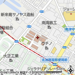 大阪市環境局南部環境事業センター周辺の地図