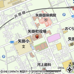 矢掛町役場周辺の地図