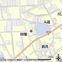 愛知県田原市高松町（田畑）周辺の地図