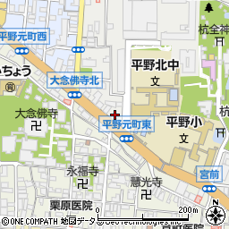 ドミノ・ピザ　平野宮町店周辺の地図