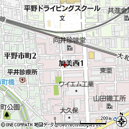 ライトビーム株式会社　大阪営業所周辺の地図