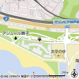 アジュール舞子東駐車場周辺の地図