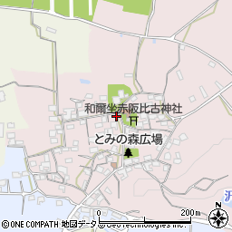 奈良県天理市和爾町1193周辺の地図