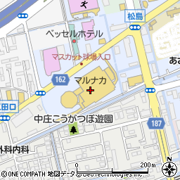 マルナカマスカット店周辺の地図