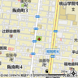 新阪南公園周辺の地図