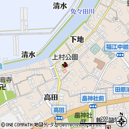 上村公園周辺の地図
