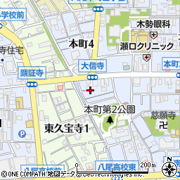 本町3丁目月極駐車場周辺の地図