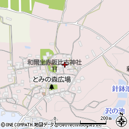 奈良県天理市和爾町1203周辺の地図