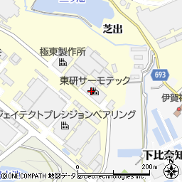 株式会社東研サーモテック　名張工場周辺の地図