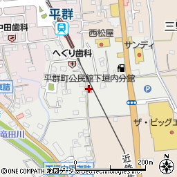 下垣内公民館周辺の地図