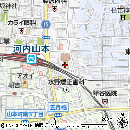 マツヤデンキ山本店周辺の地図