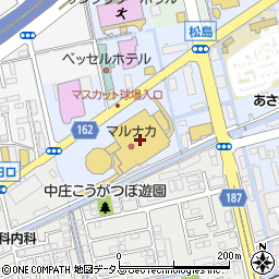 マサヤ化粧品店・マルナカマスカット店周辺の地図