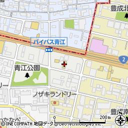 西日本三菱岡山南店周辺の地図