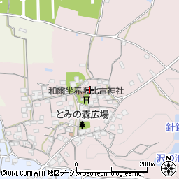 奈良県天理市和爾町1206周辺の地図