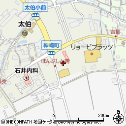 ローソン岡山神崎町店周辺の地図