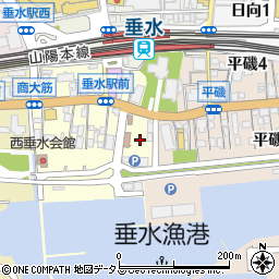 神戸市立駐輪場垂水駅前南自転車駐車場周辺の地図
