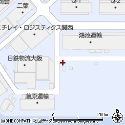 井住運送株式会社　阪神支店大阪海上コンテナ営業所周辺の地図