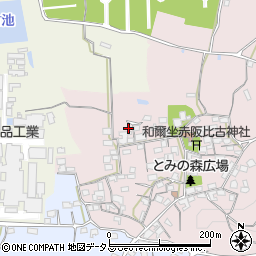 奈良県天理市和爾町1234周辺の地図