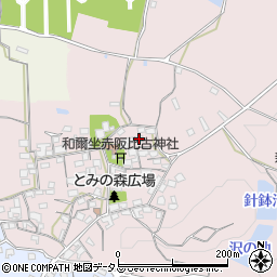 奈良県天理市和爾町1207周辺の地図
