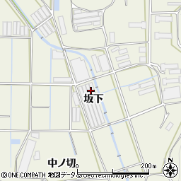 愛知県田原市村松町坂下周辺の地図