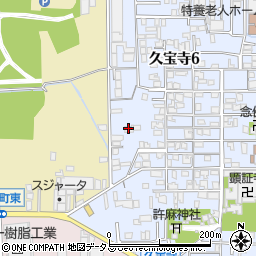 久宝寺西田マンション周辺の地図