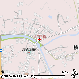 横田舟橋周辺の地図