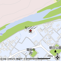 センシン株式会社　朝日町工場周辺の地図