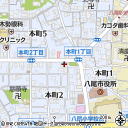 大阪シティ信用金庫八尾北支店周辺の地図