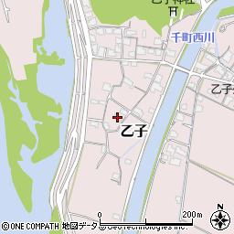 岡山県岡山市東区乙子81周辺の地図