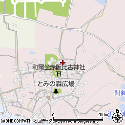 奈良県天理市和爾町1211周辺の地図