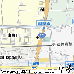 一蘭 八尾店周辺の地図