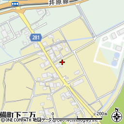 岡山県倉敷市真備町下二万2001-2周辺の地図