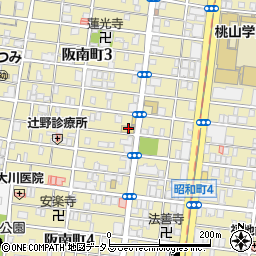大阪トヨペット　阿倍野店周辺の地図