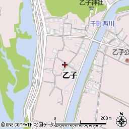 岡山県岡山市東区乙子83周辺の地図