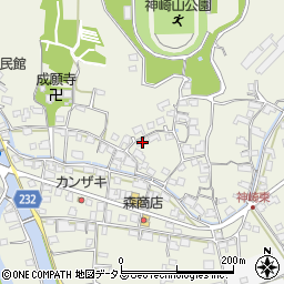 岡山県岡山市東区神崎町372周辺の地図