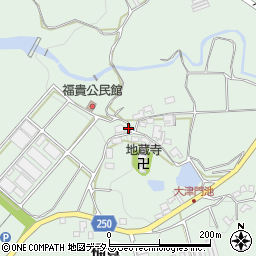 奈良県生駒郡平群町福貴350周辺の地図