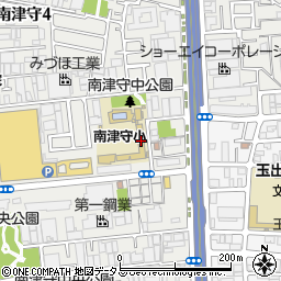 大阪市立南津守小学校周辺の地図