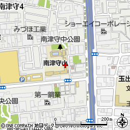 大阪市立南津守小学校周辺の地図