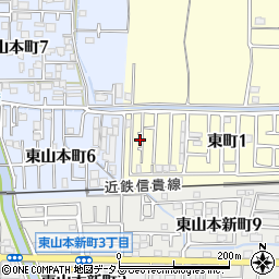大阪府八尾市東町1丁目180-7周辺の地図