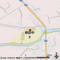 益田市立横田中学校周辺の地図