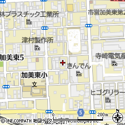 讃岐田製作所第３工場周辺の地図