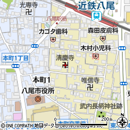 清慶寺周辺の地図
