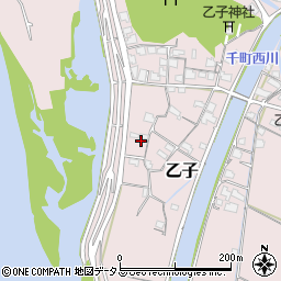 岡山県岡山市東区乙子87周辺の地図