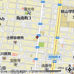大阪トヨペット阿倍野周辺の地図