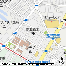 大阪ミート周辺の地図